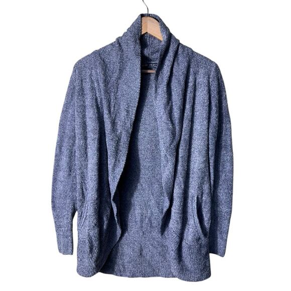 Barefoot Dreams CozyChic Lite Circle Cardi in Smokey Blue Size XS/S - Picture 6 of 10